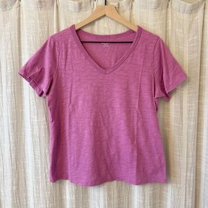 Old Navy Purple V Neck Tee M